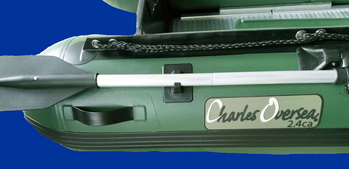 Bateau pneumatique Charles Oversea vert 2.4ca