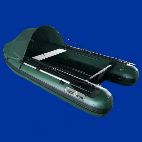 annexe bateau pneumatique vert kaki Charles Oversea 2.7ca+ à plancher alu et PVc 1.2mm