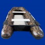Bateau pneumatique camouflage Maëlyss B. Fisher 300 à fond alu et PVC 1.00m