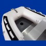 Annexe bateau pneumatique Lemarius Mistral 300 noir et blanc avec un plancher aluminium.
