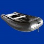 Annexe bateau pneumatique noir Charles Oversea 3.0be avec un plancher aluminium.