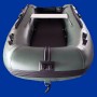 Bateau vert 2.4ci de 2.40m à fond gonflable de la marque Charles Oversea