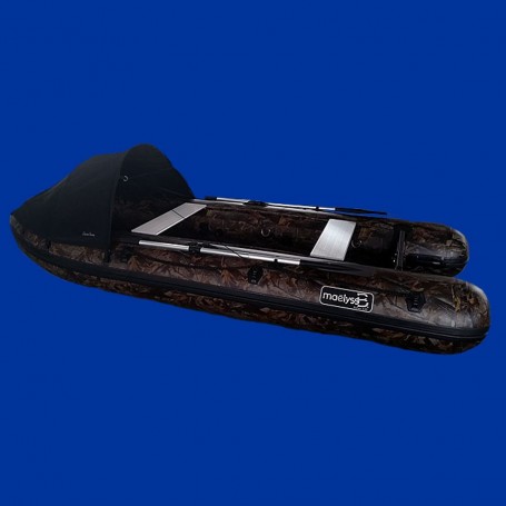 Annexe bateau pneumatique Maëlyss B. Fisher 330 plancheralu de 3.30m et de couleur camou en PVC 1.0mm