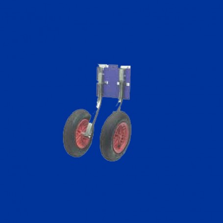 Roues de halage pour bateau pneumatique Charles Oversea