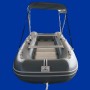 Annexe bateau pneumatique Arctique 400 plancher alu de 4.00m et de couleur gris arctique  en PVC 1.2mm, bimini