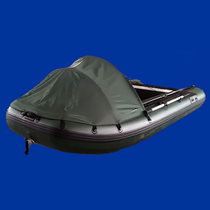Modele 3.0ci, bateau pneumatique gonflable vert olive pour la pêche de