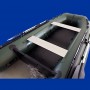 Annexe bateau pneumatique vert Charles Oversea 3.0ci avec un plancher gonflable.