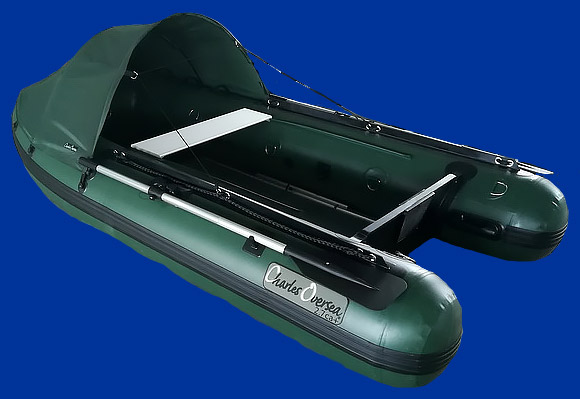 bateau pneumatique Charles Oversea vert kaki 2.7ca+ pvc 1.2mm