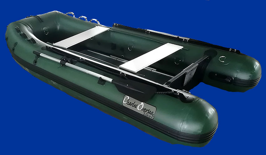 bateau pneumatique Charles Oversea kaki 3.0ca+ pvc 1.2mm